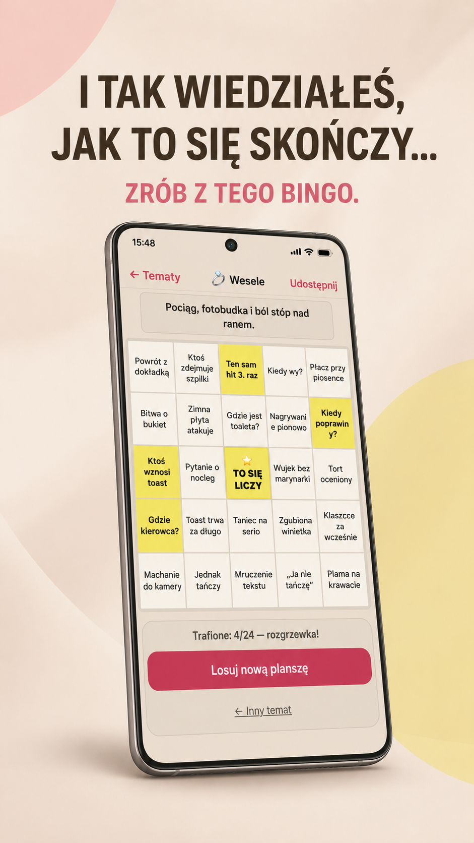 Gotowa, opublikowana rozrywkowa gra mobilna Android pod polski rynek – „Bingo z Życia”